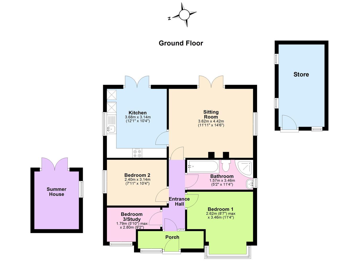 88, Citroen Close, Herne Bay floorplan