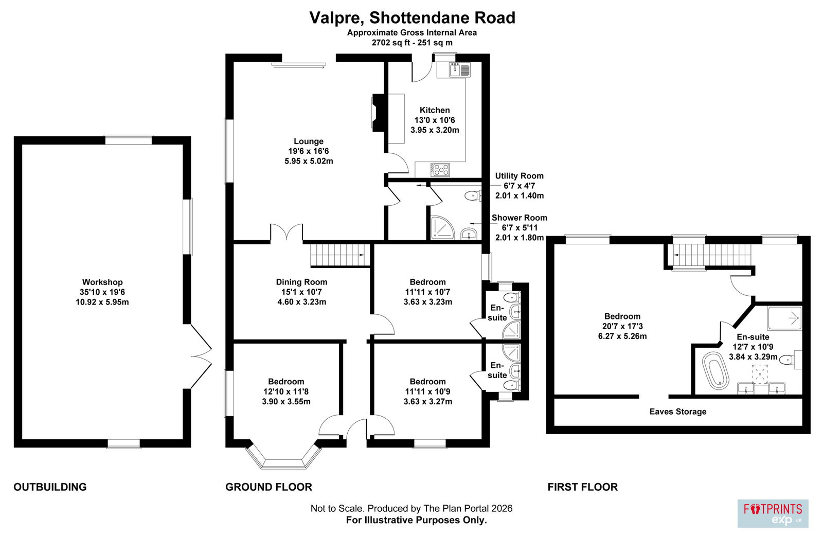 Valpre, Shottendane Road, Margate floorplan
