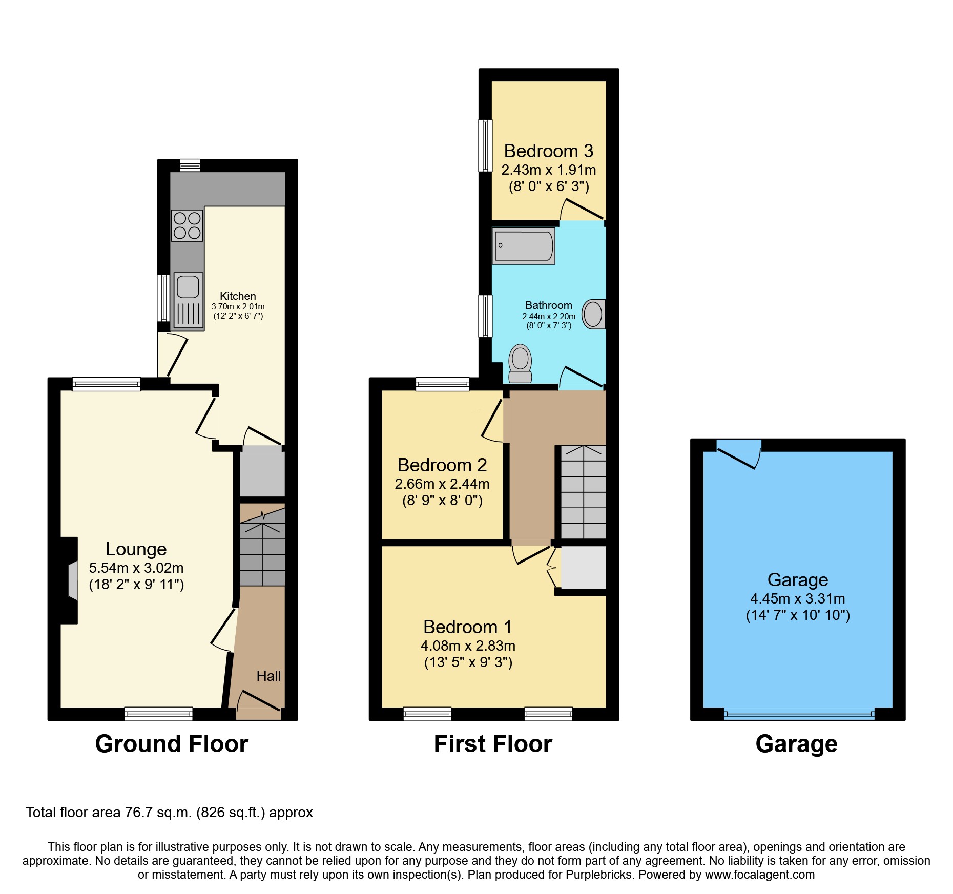 99, Manod Road, Blaenau Ffestiniog floorplan