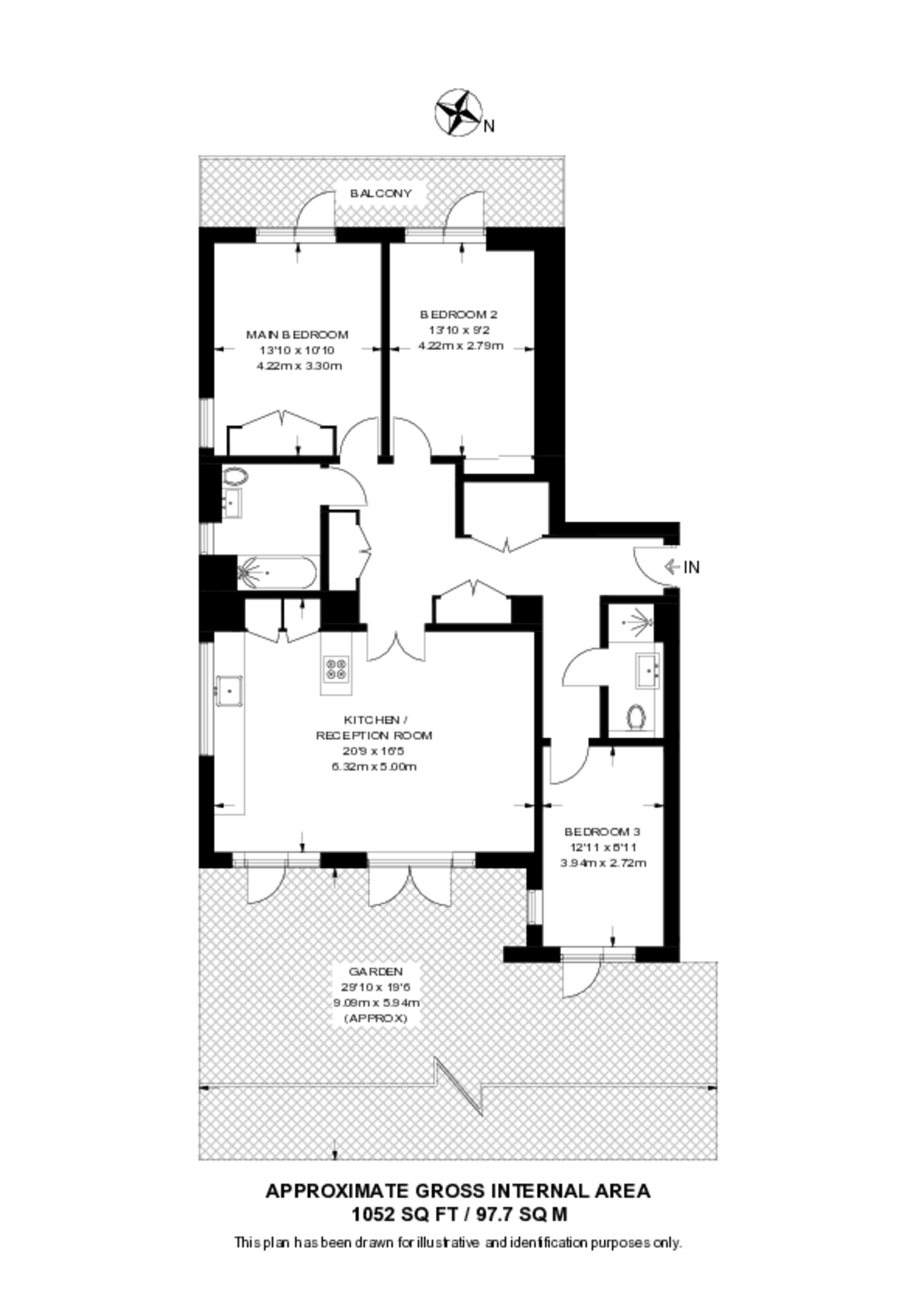 Kilburn Park Road, Maida Vale floorplan