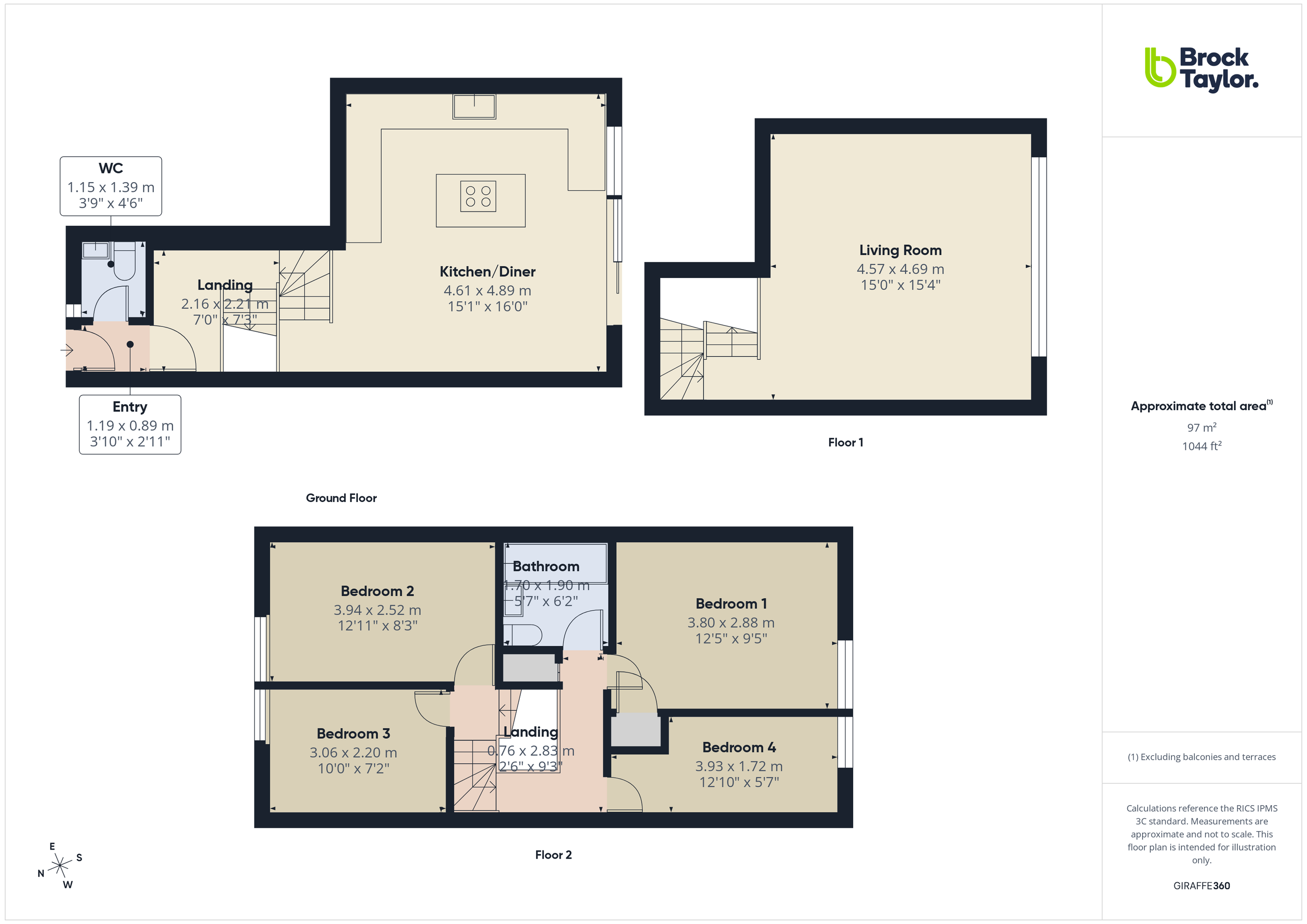7 Little Dippers, Pulborough floorplan