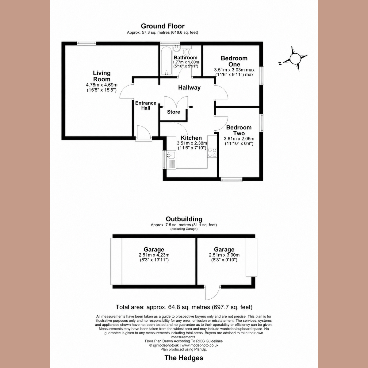 The Hedges, Cranleigh Gardens Hockley, Hockley floorplan
