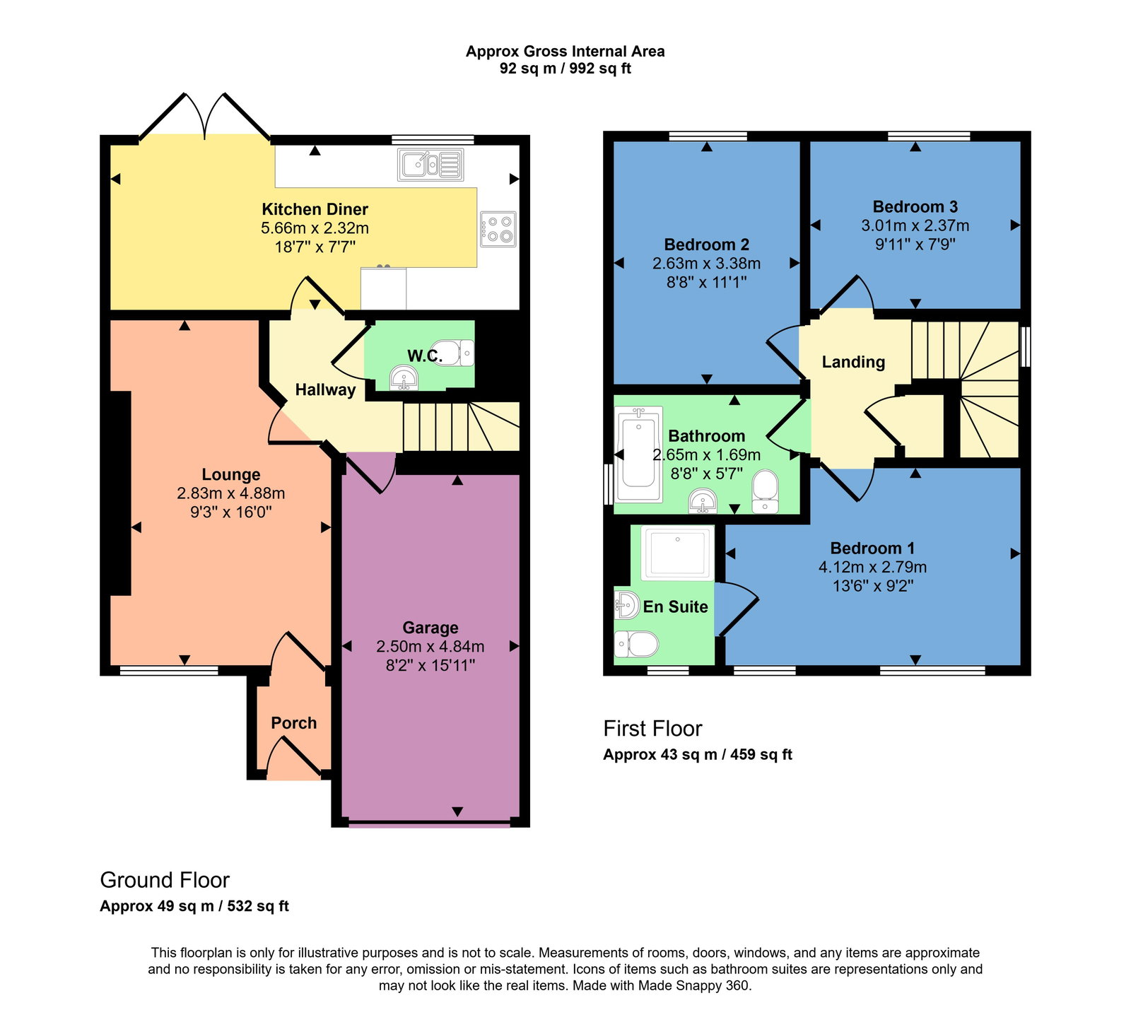 80, Church Meadows, Cockermouth floorplan