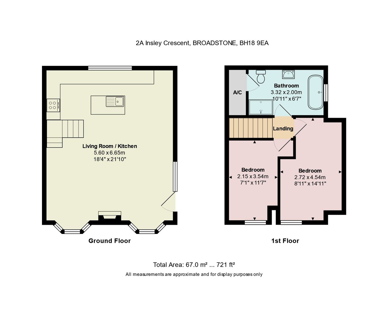 2a, Insley Crescent, Broadstone floorplan