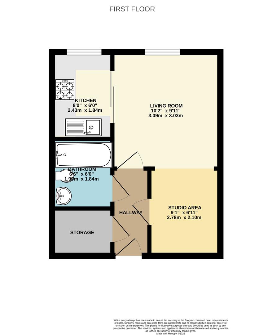 Flat 10 Willow Glen, Upper Glen Road, St. Leonards-On-Sea floorplan