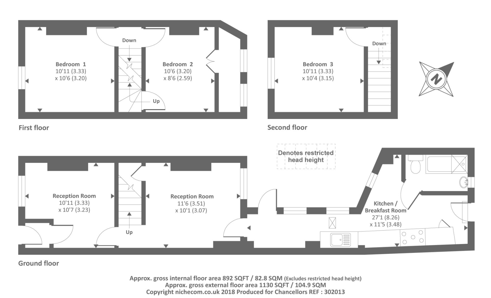 3 Bedrooms Town house to rent in Abingdon, Town Centre OX14