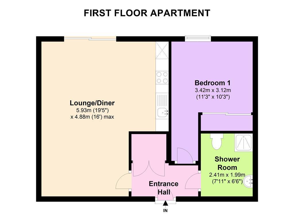 1 Bedrooms Flat to rent in Manchester Court, Federation Road, Burslem, Stoke On Trent ST6