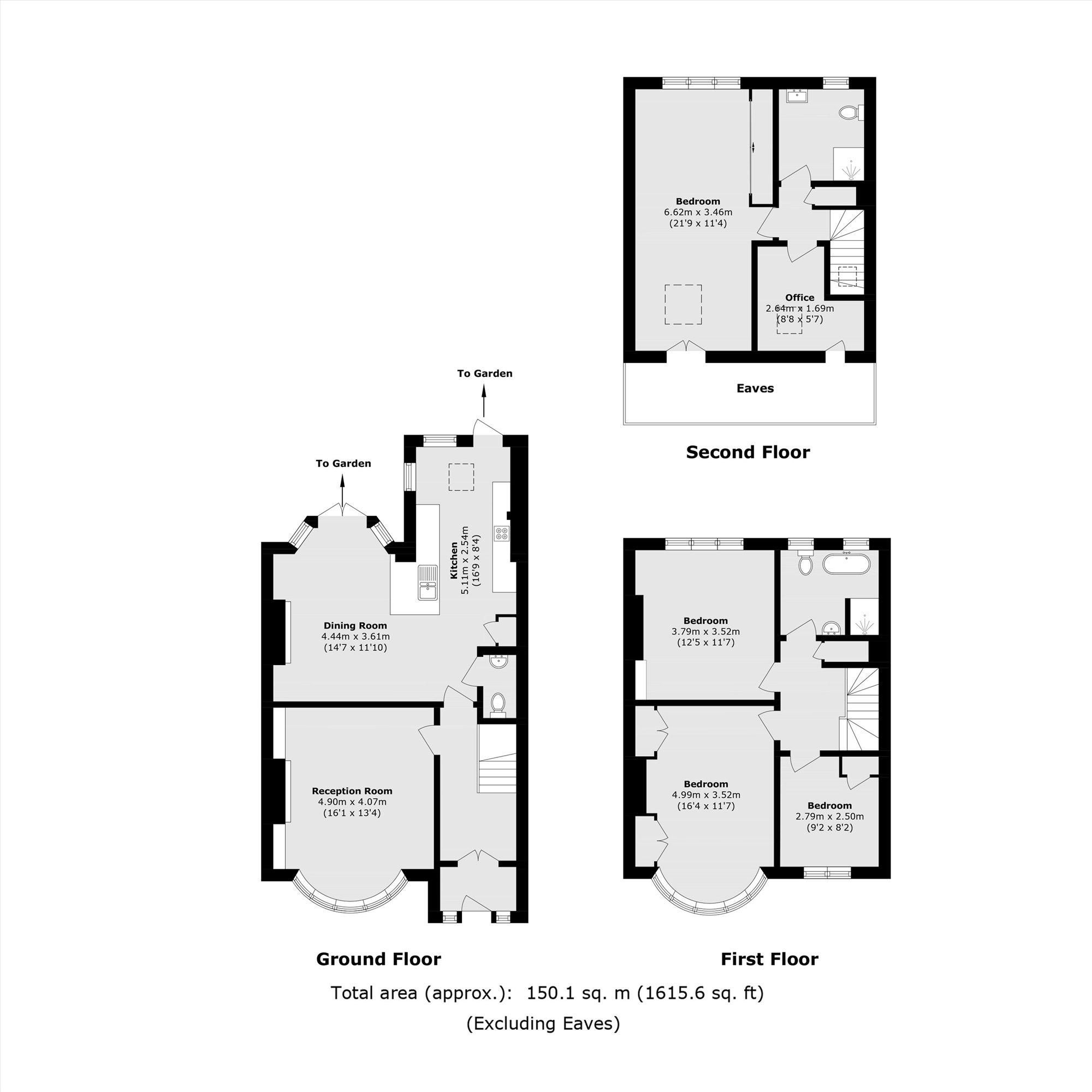 1, Parbury Road, London floorplan