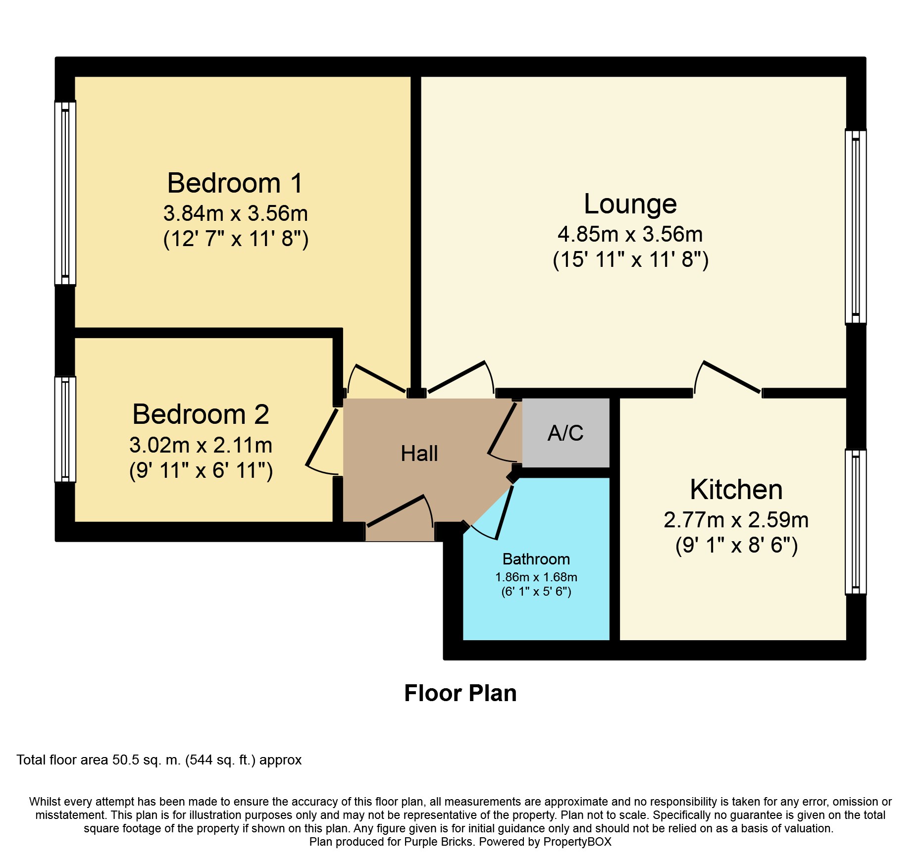2 Bedrooms Flat for sale in Azalea Court, Chelmsford CM1
