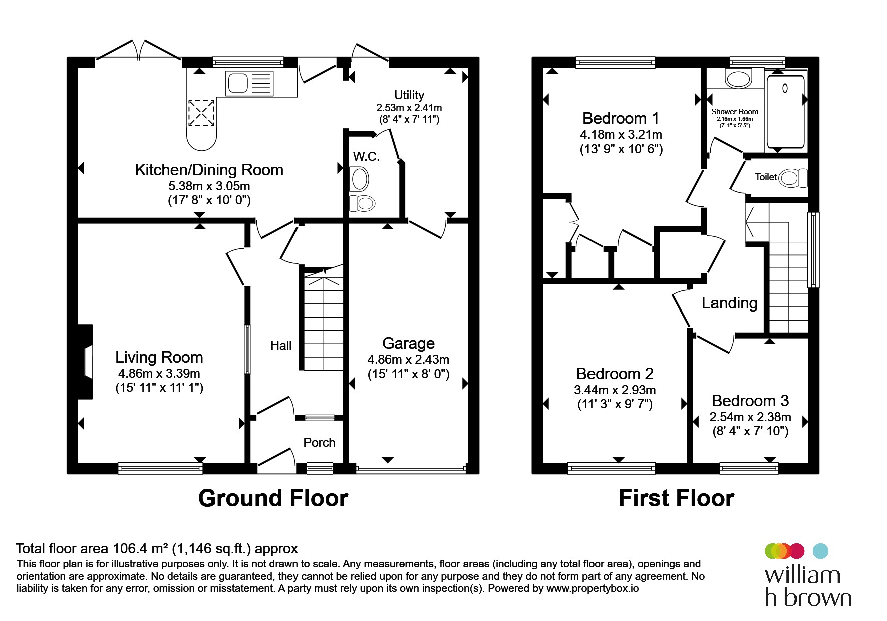 19, The Glade, Thetford floorplan