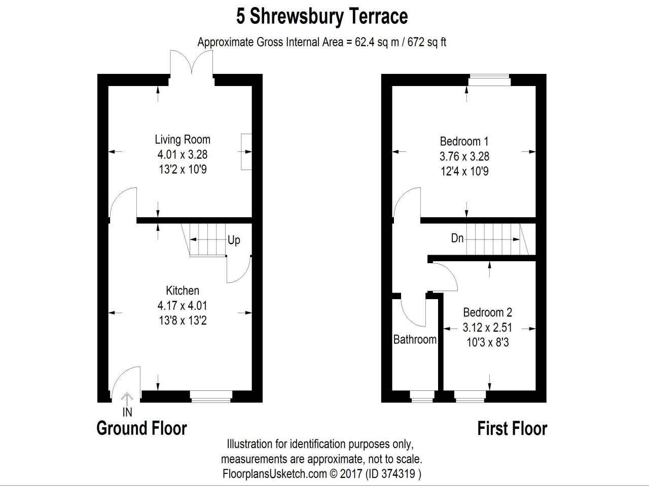 2 Bedrooms Terraced house to rent in Shrewsbury Terrace, Buckingham Road, Newbury RG14