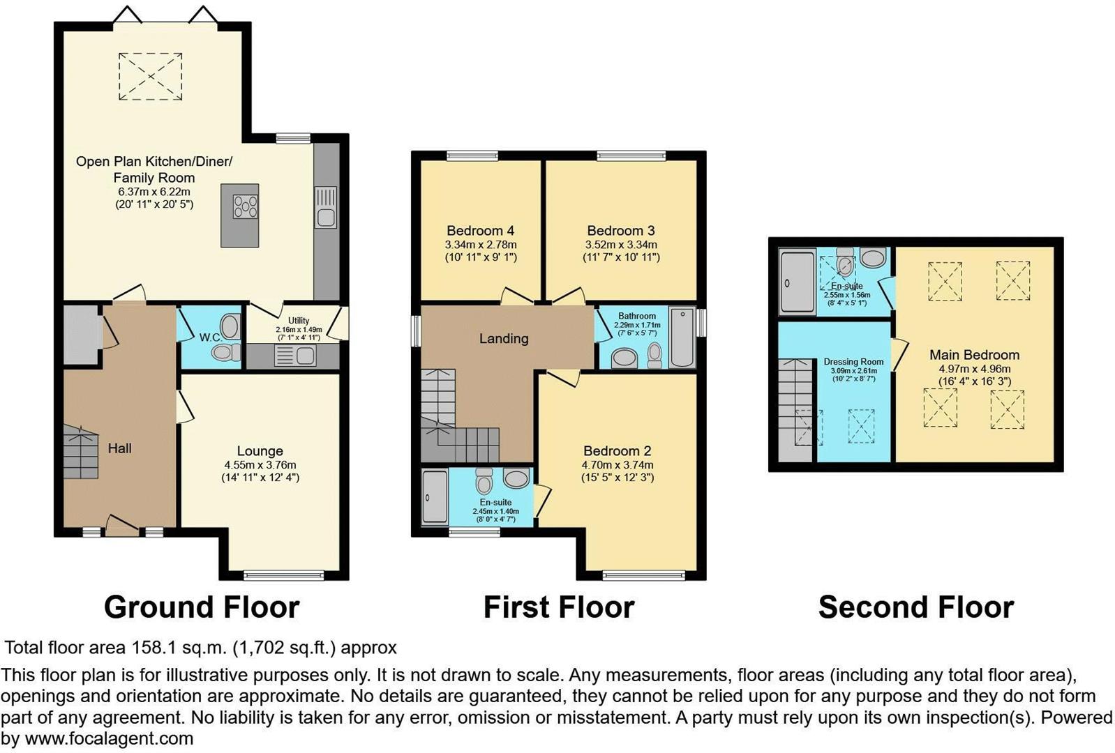 |., 5a, Chells Hill, Stoke-On-Trent floorplan