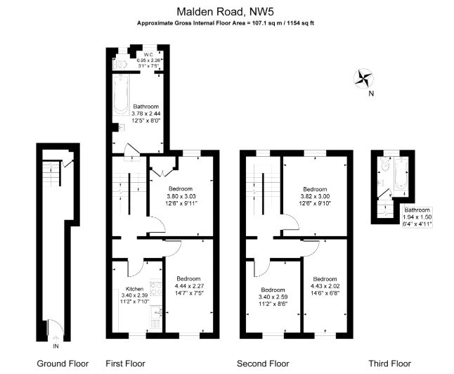 159a, Malden Road, Camden floorplan