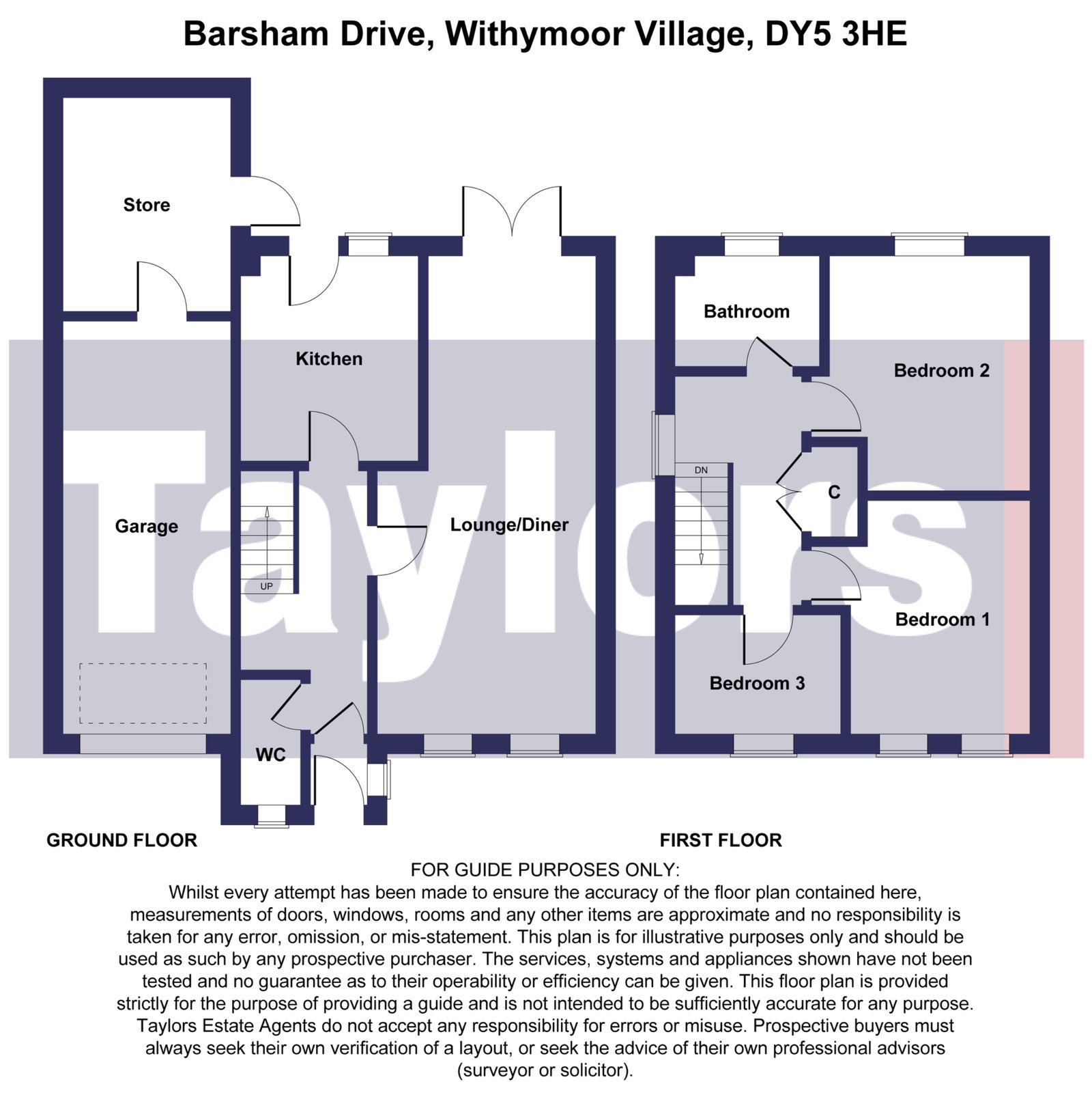 16, Barsham Drive, Brierley Hill floorplan