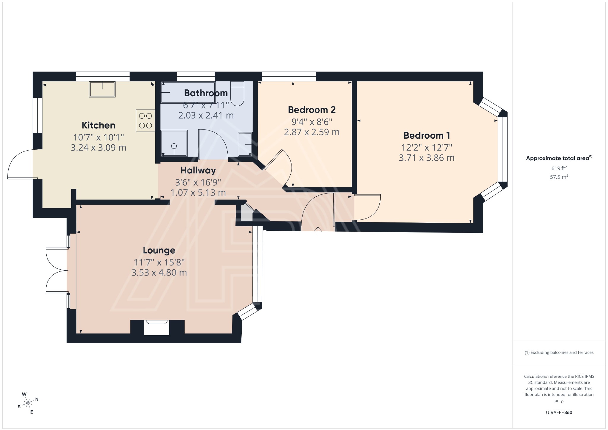 6 Garth Road, South Ockendon, Essex floorplan