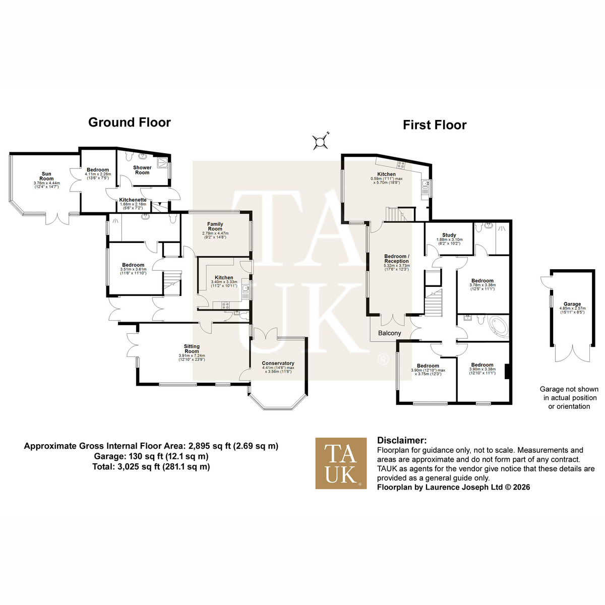Flat Wingfield Lodge, 1, Wingfield Avenue, Highcliffe floorplan