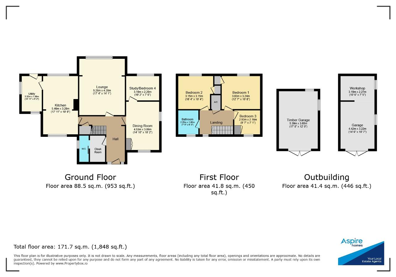 Witham Lodge, Fen Road, Wisbech floorplan