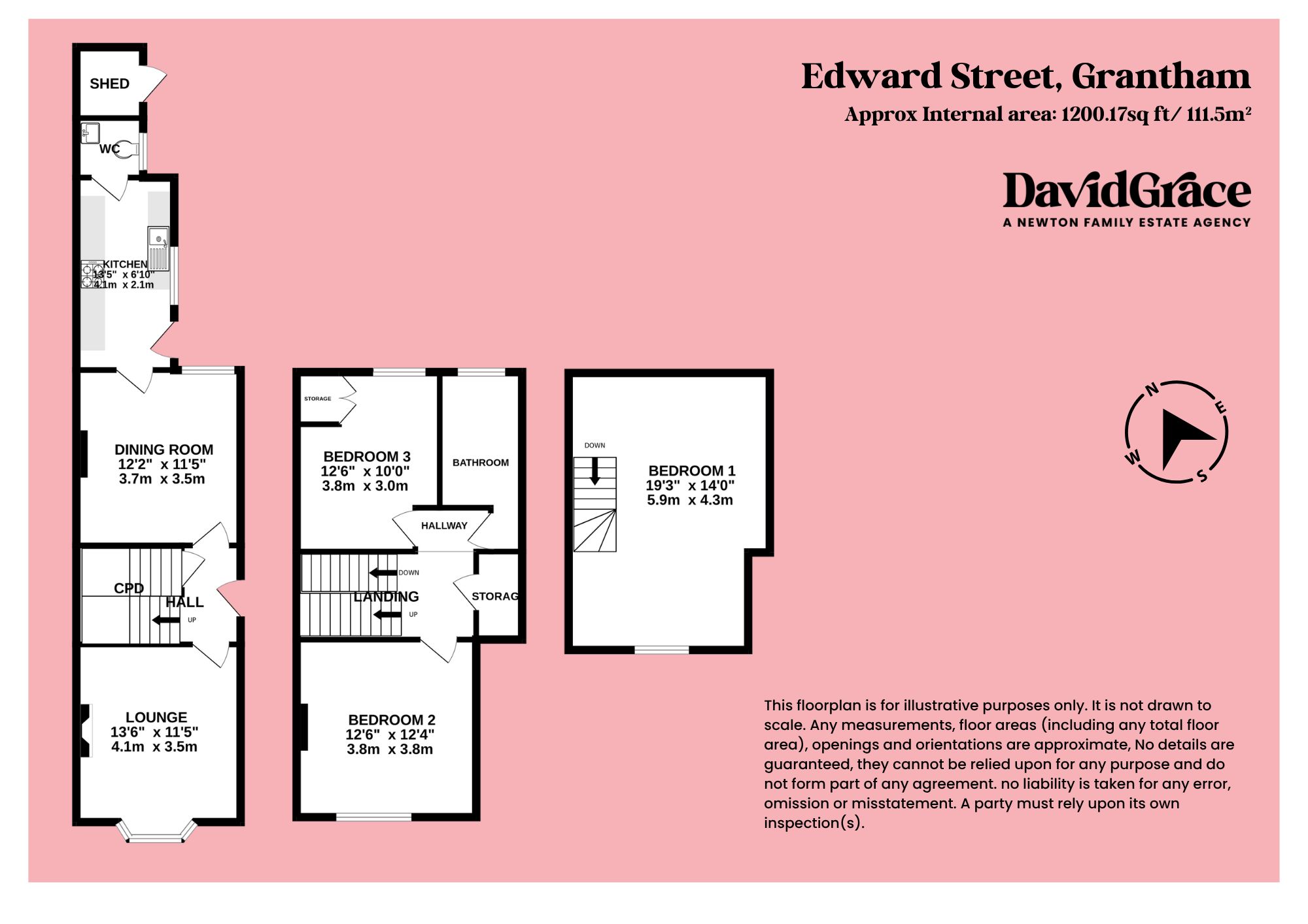 49 Edward Street, Grantham floorplan