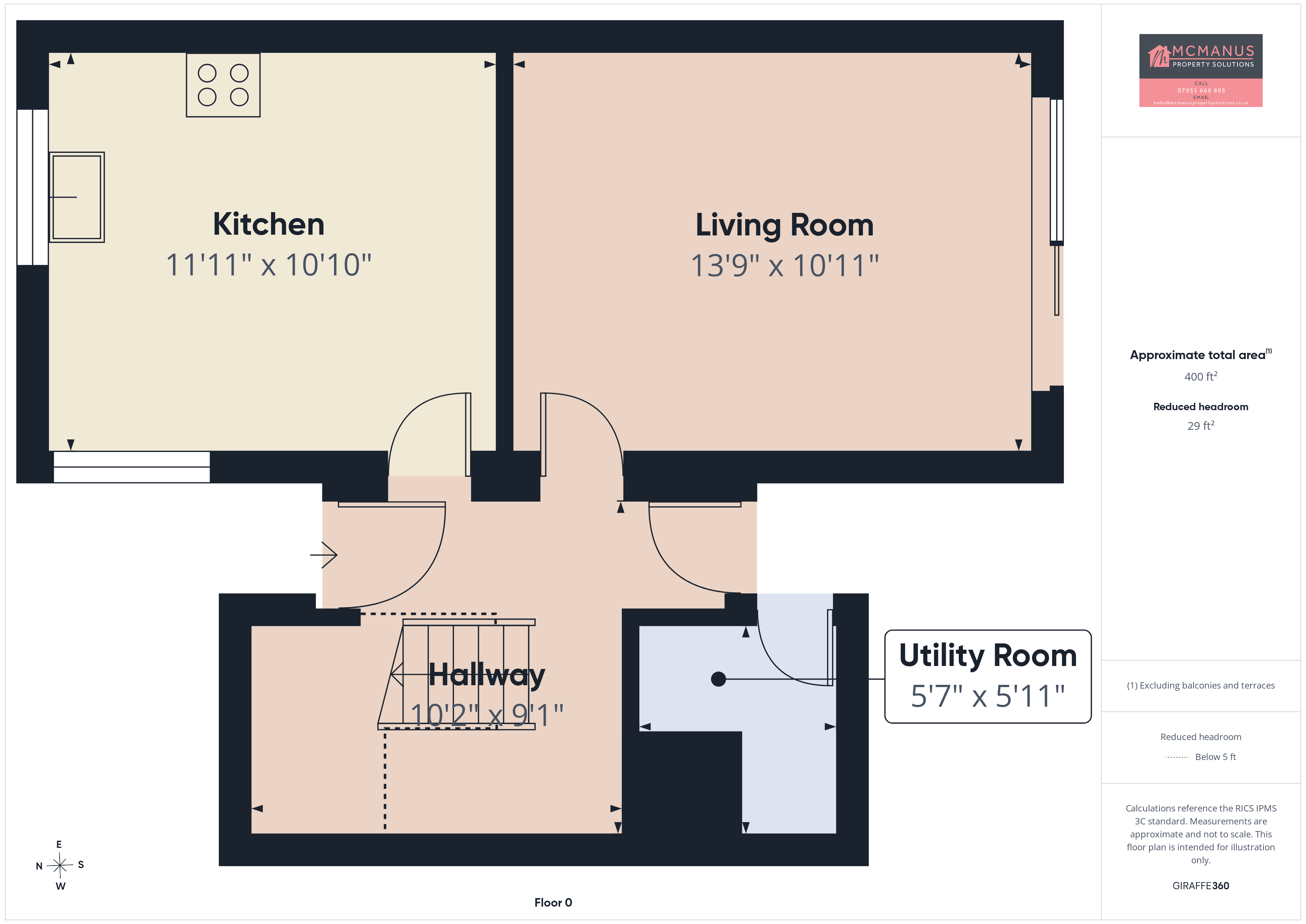 72, Derby Way, Stevenage floorplan