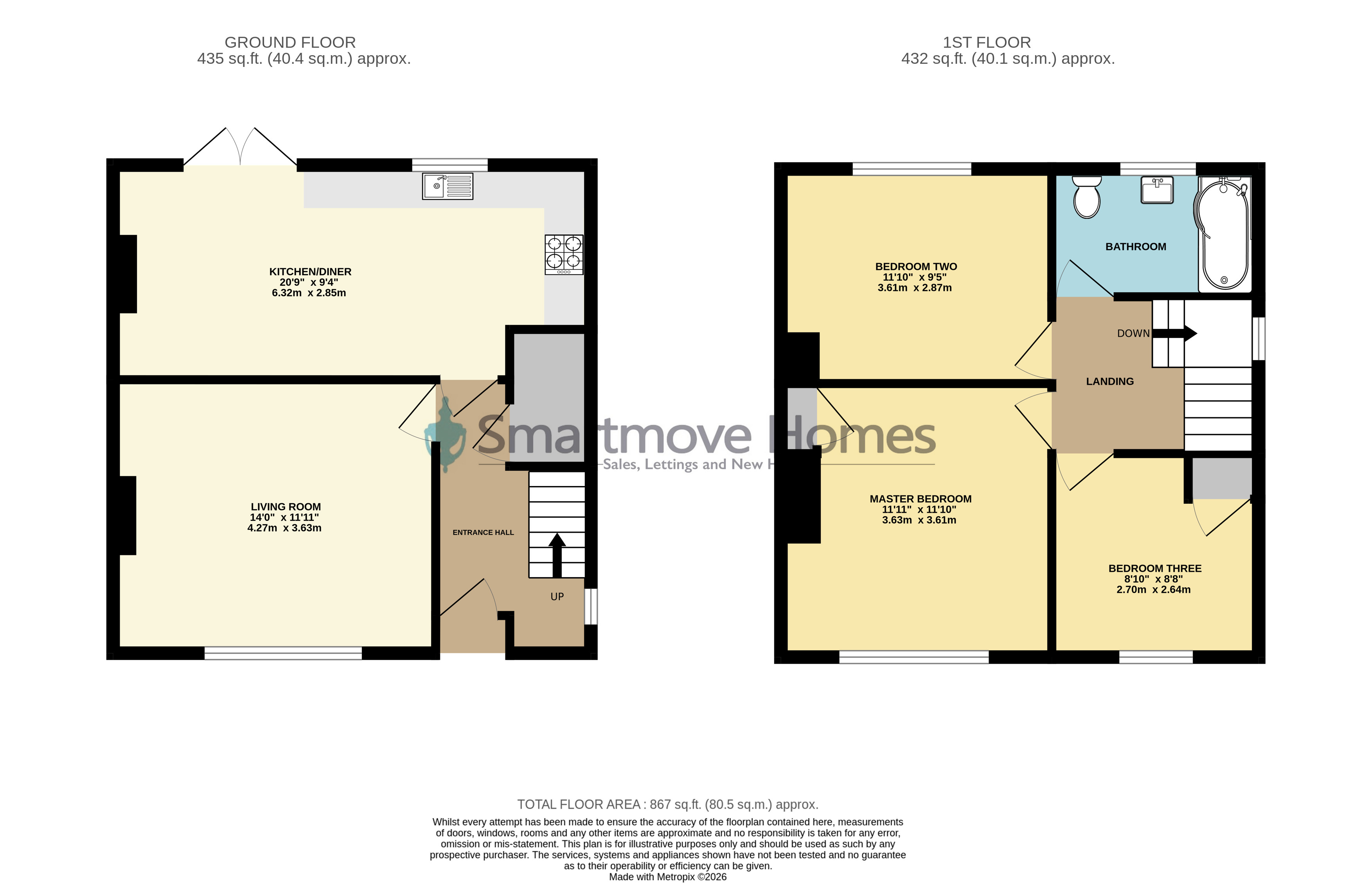 10, Pennine Avenue, Alfreton floorplan