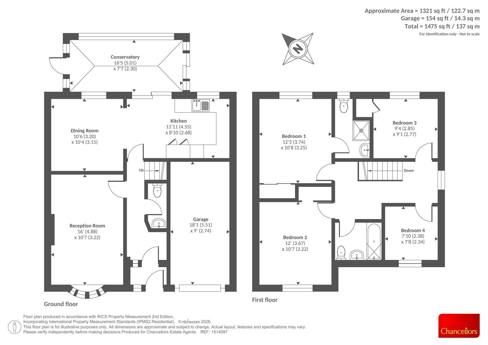 36, Wyedean Rise, Herefordshire floorplan