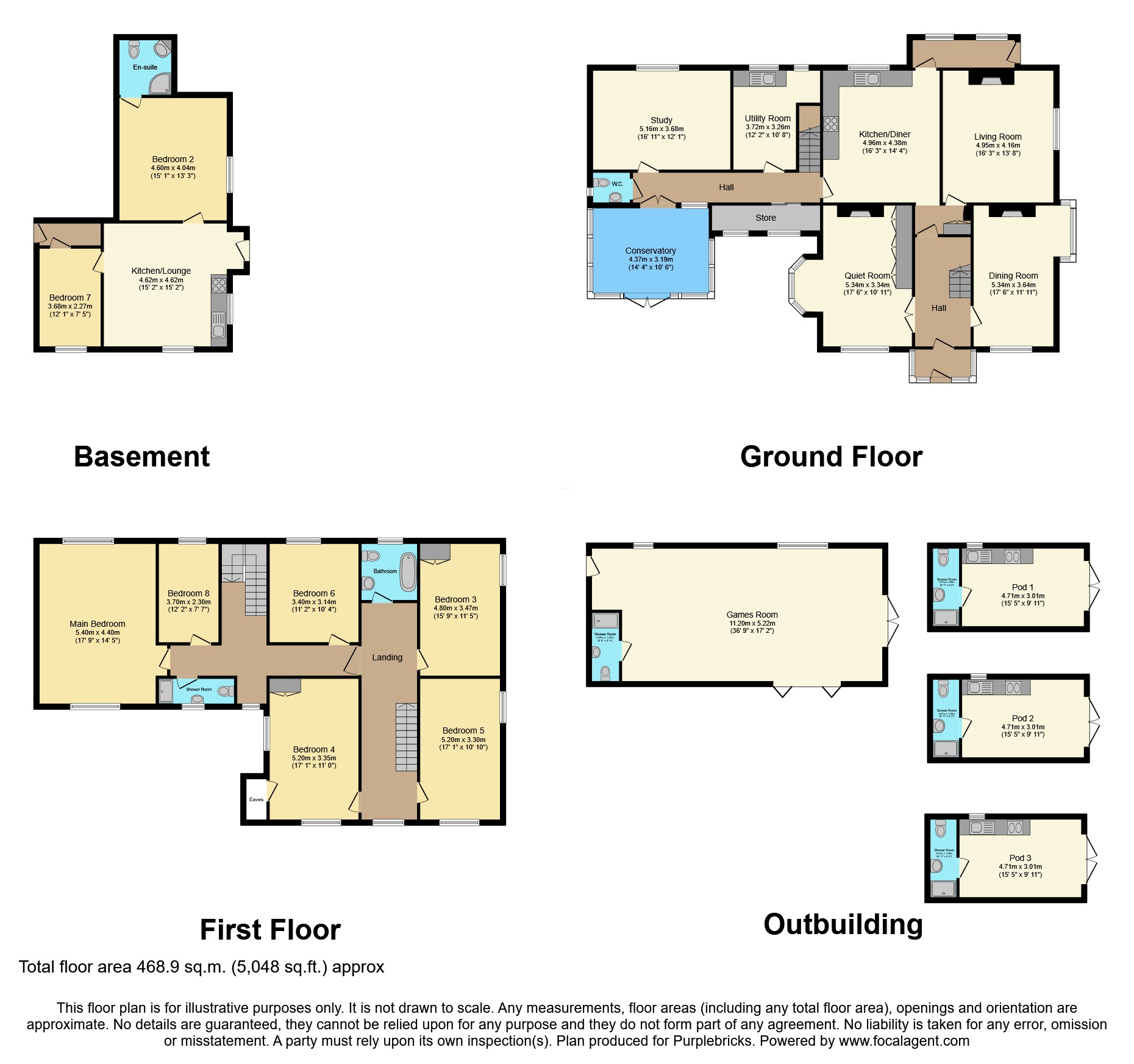 The Grove, Main Street, Ravenglass floorplan