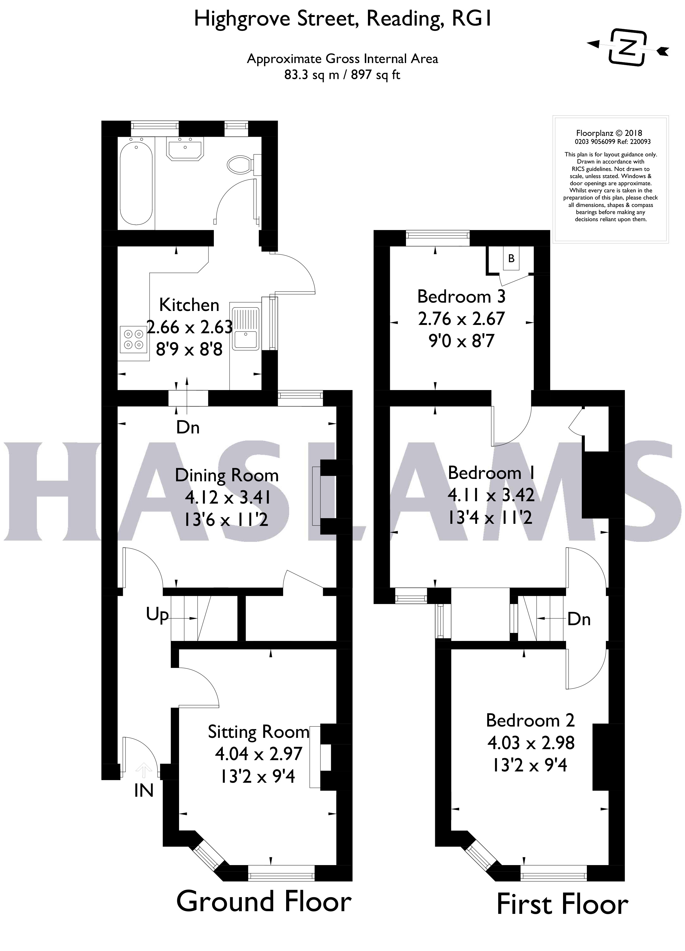 3 Bedrooms Terraced house for sale in Highgrove Street, Reading RG1