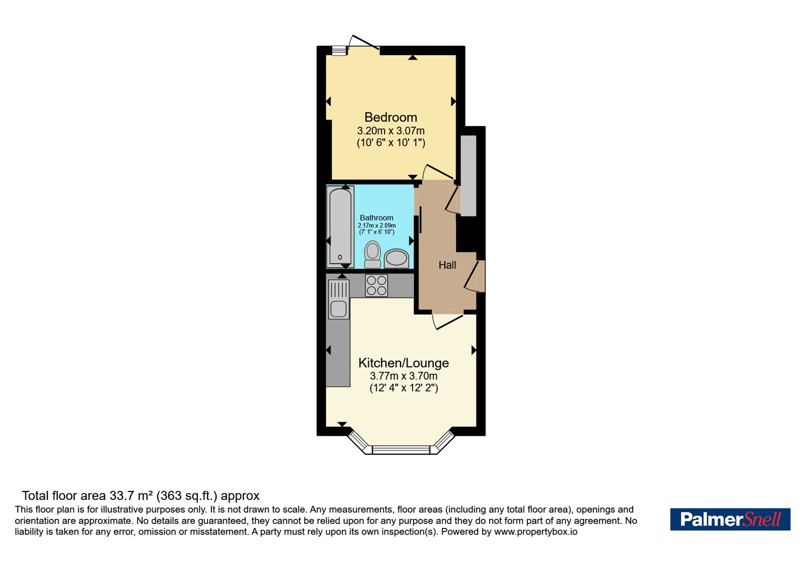 Flat 1, 36, Silver Street, Somerset floorplan