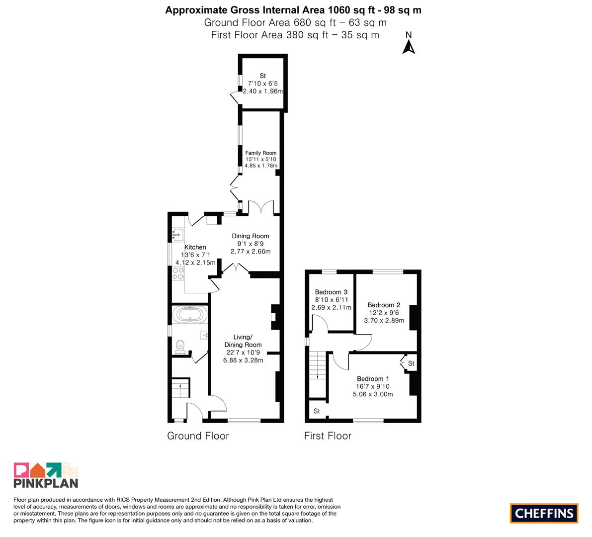 60, West End, Haddenham floorplan
