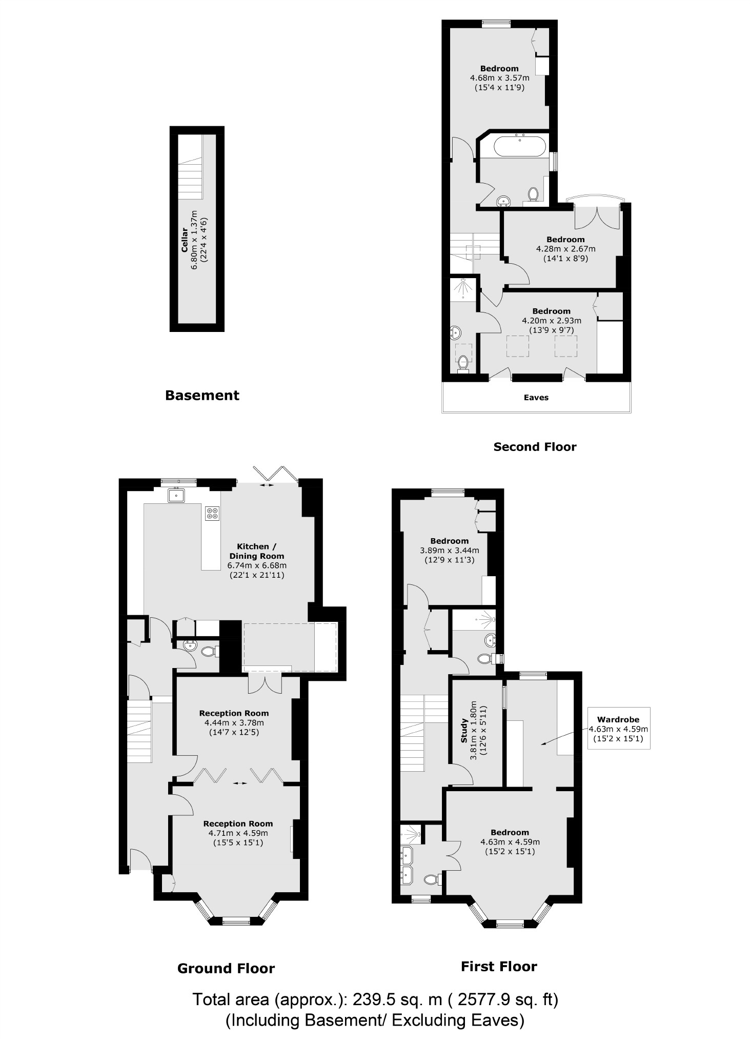 12, Shandon Road, London floorplan
