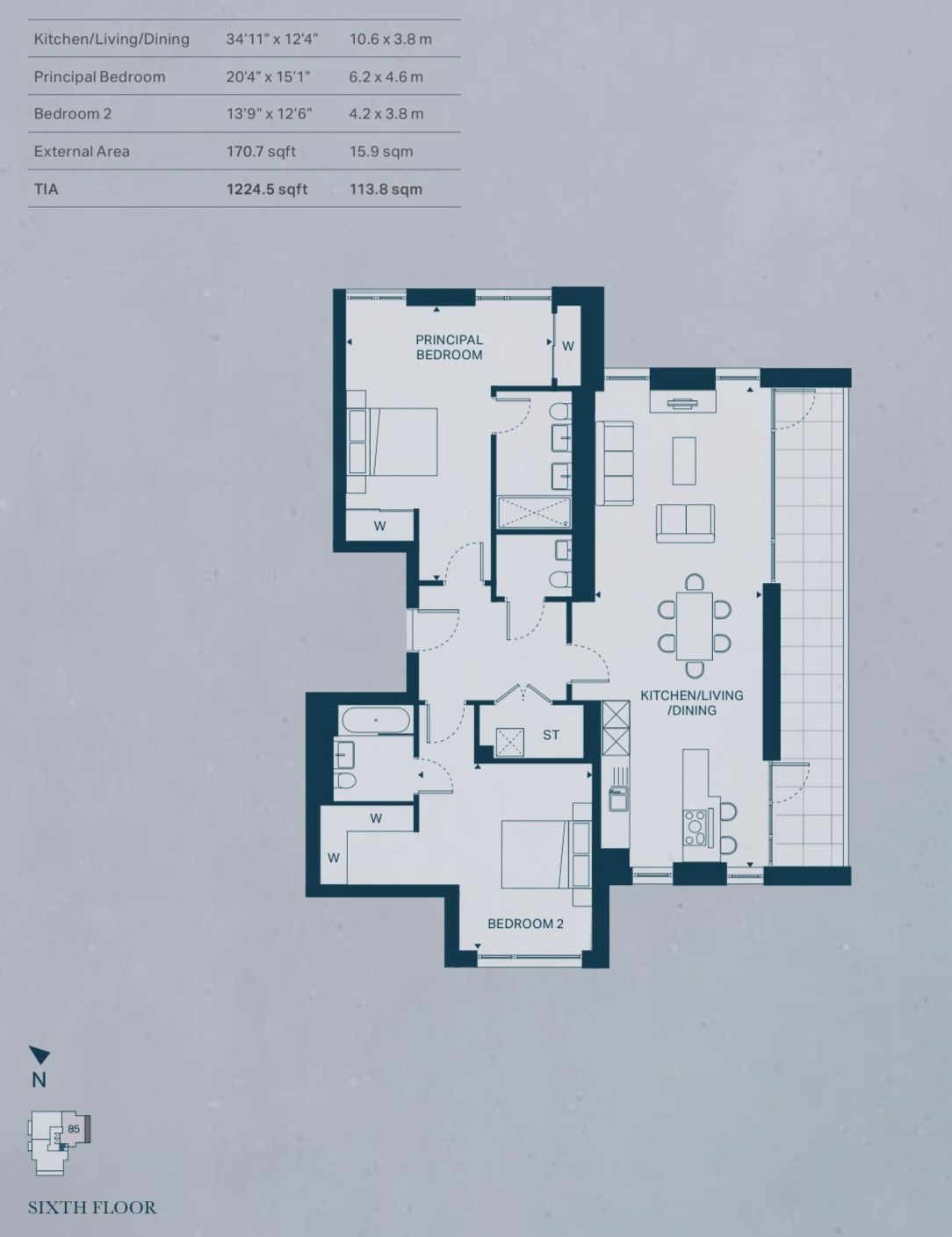 The Claves, Inglis Way, London floorplan