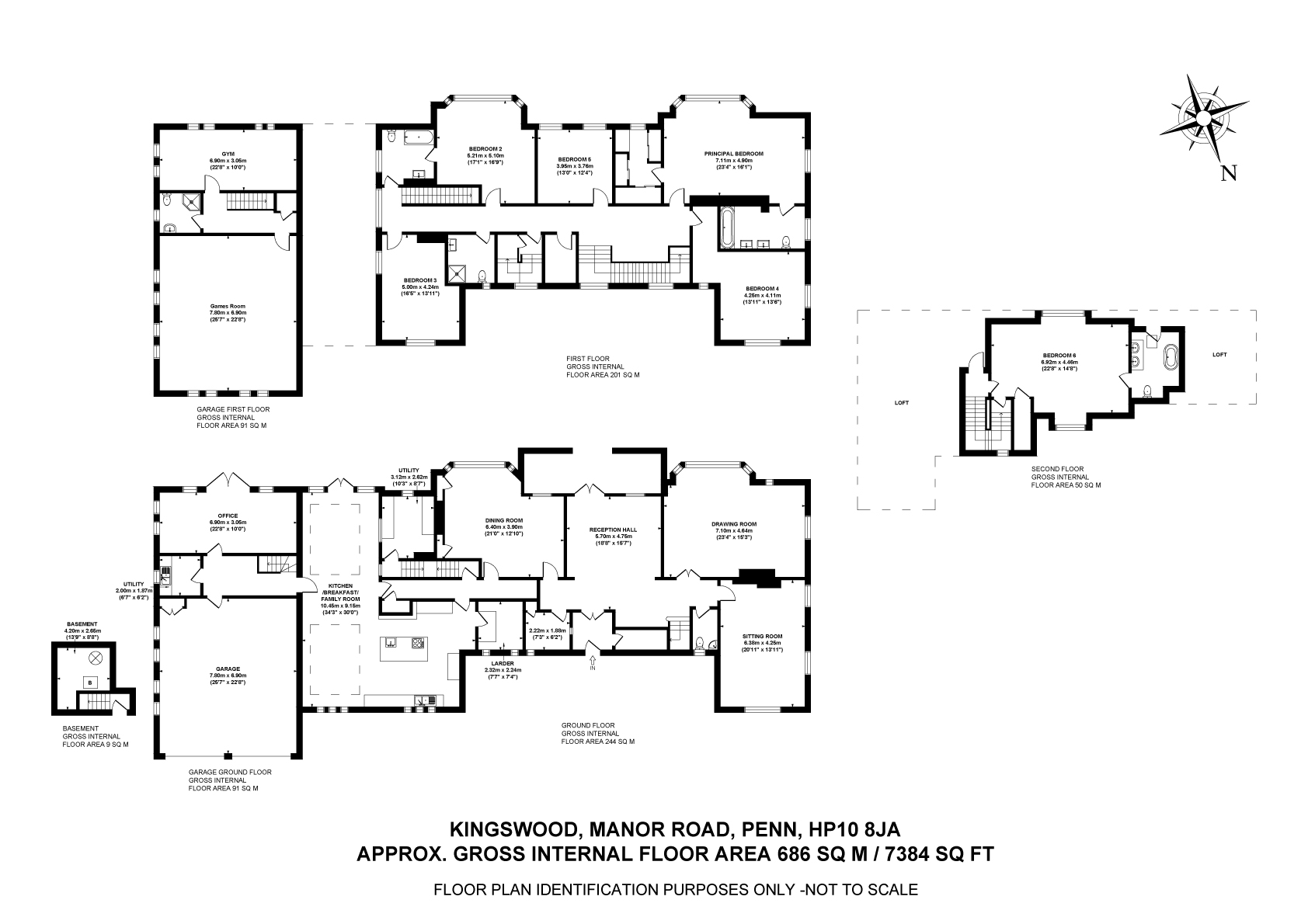 Kingswood,, Manor Road, Penn floorplan