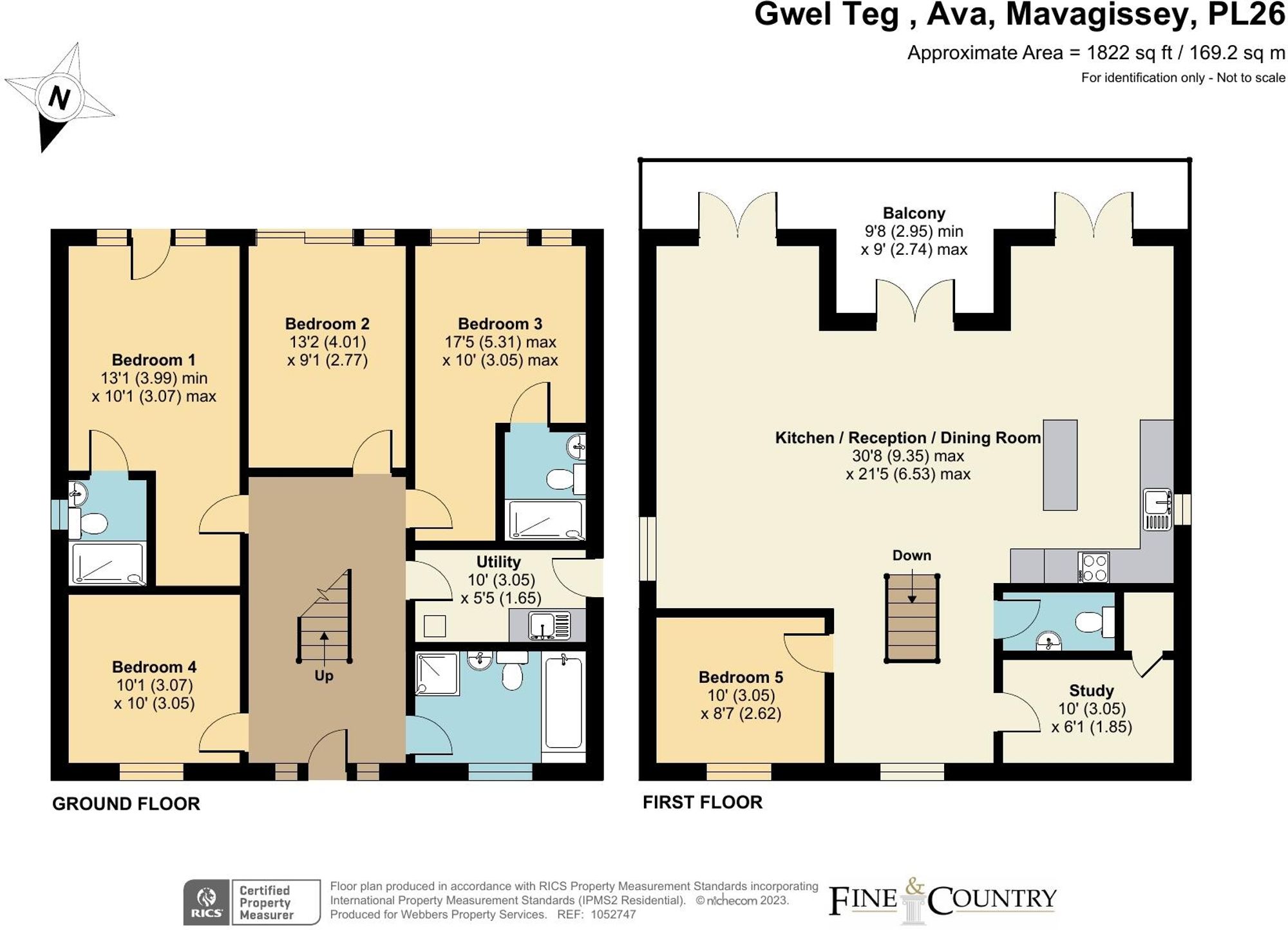 Gwel Teg Ava, St. Austell floorplan