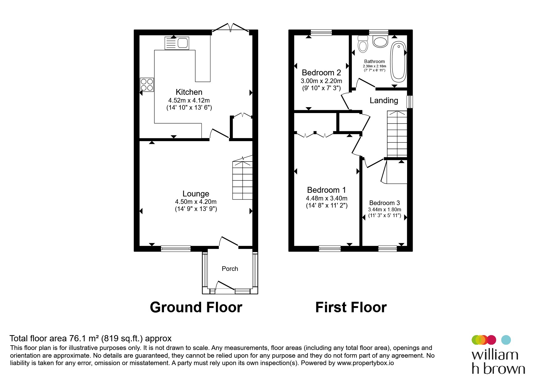 40, Osprey Way, Chelmsford floorplan