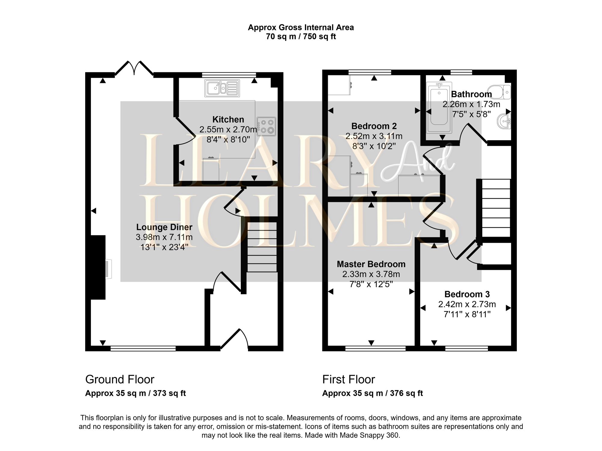 31 Lilburn Close, East Boldon floorplan