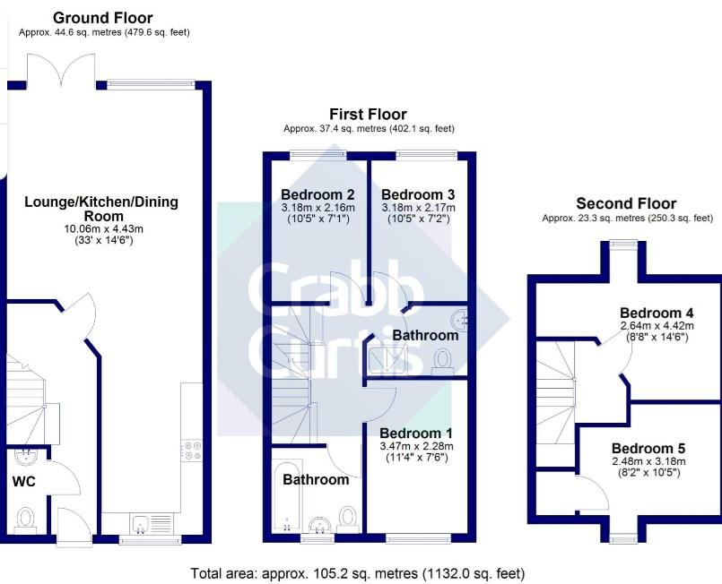 New Street, Leamington Spa floorplan