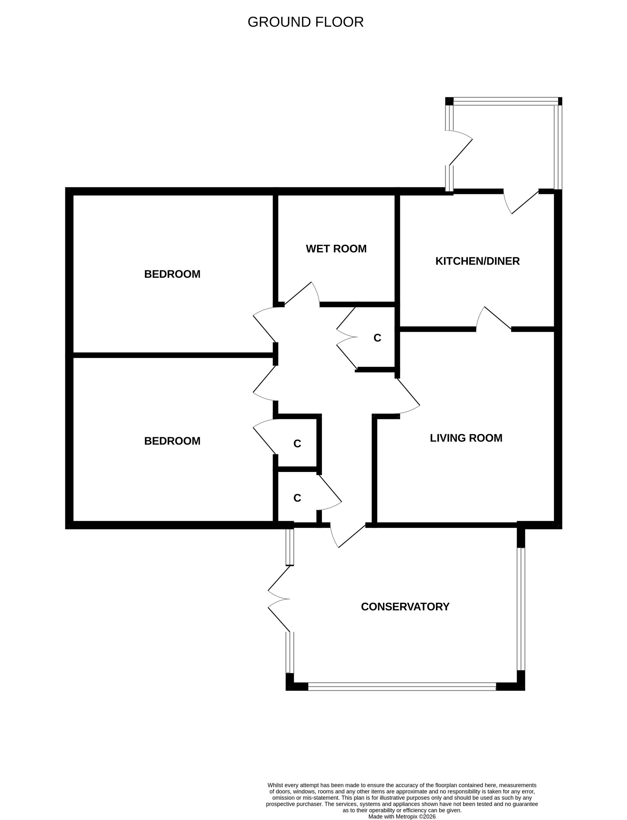 Pebble Cottage, Lairg floorplan