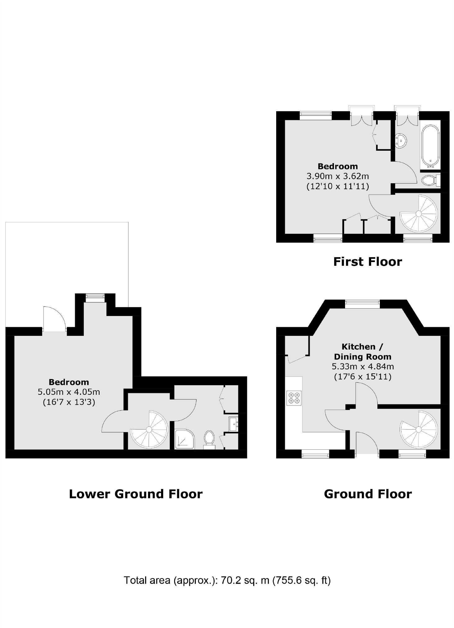 47, Gledstanes Road, London floorplan