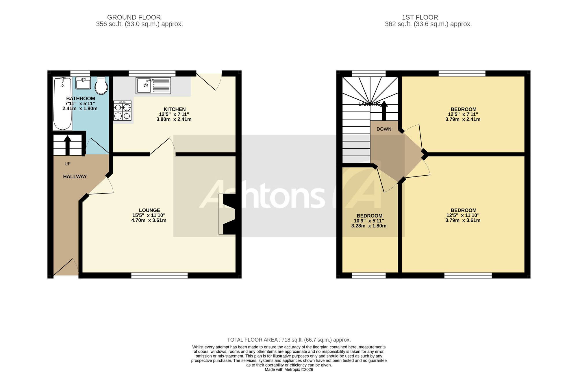 60 Gig Lane, Warrington floorplan