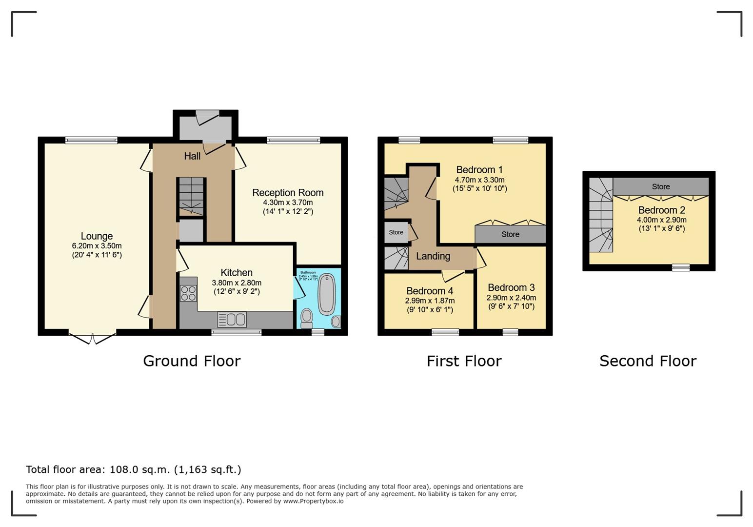 55, North Walk, Barry floorplan