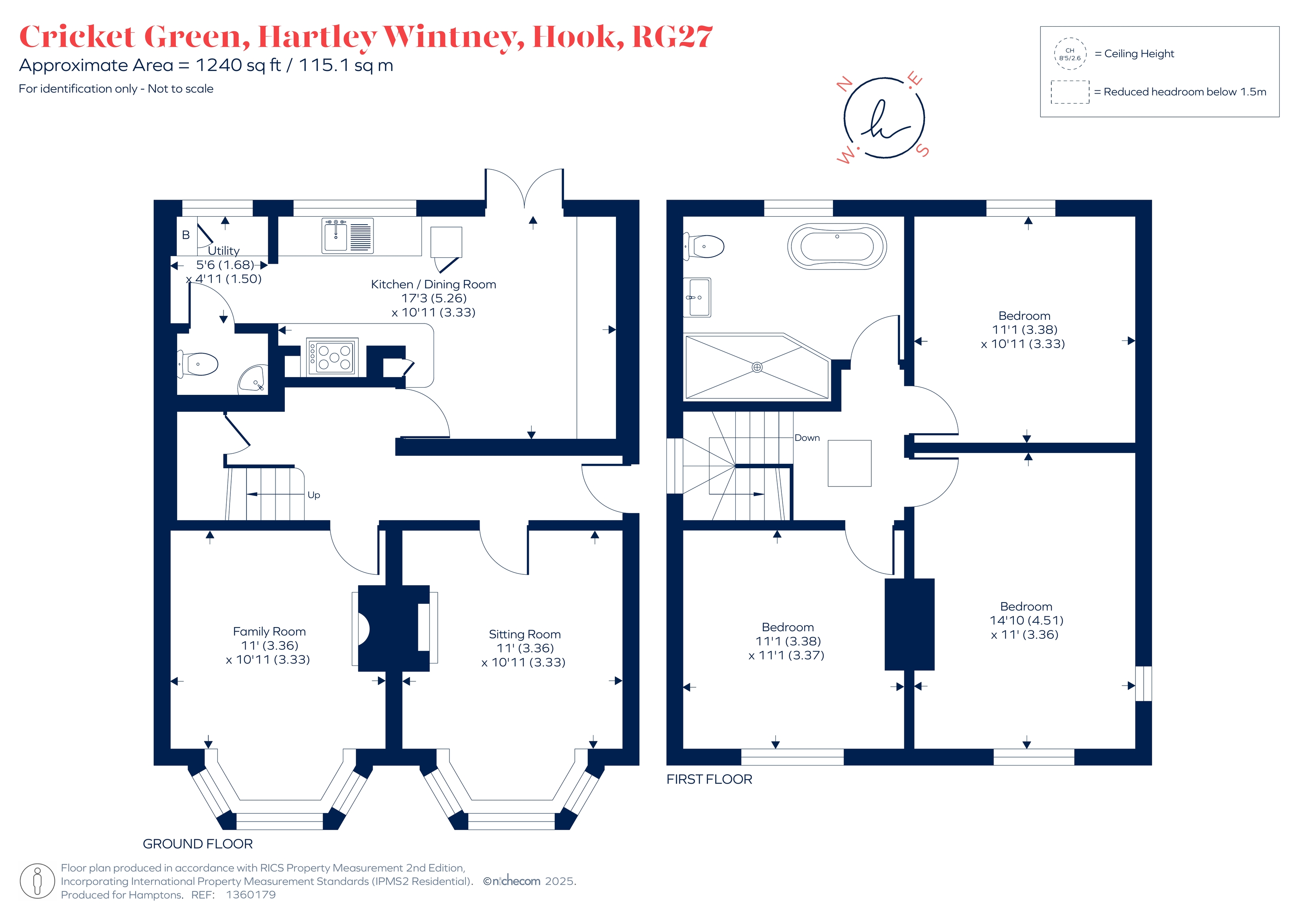 Sunnyside, Cricket Green, Hartley Wintney floorplan