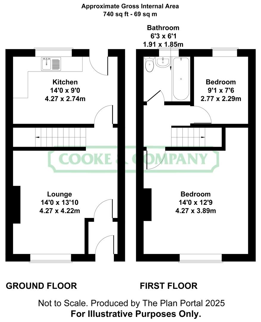 11, Warrington Road, Leigh floorplan