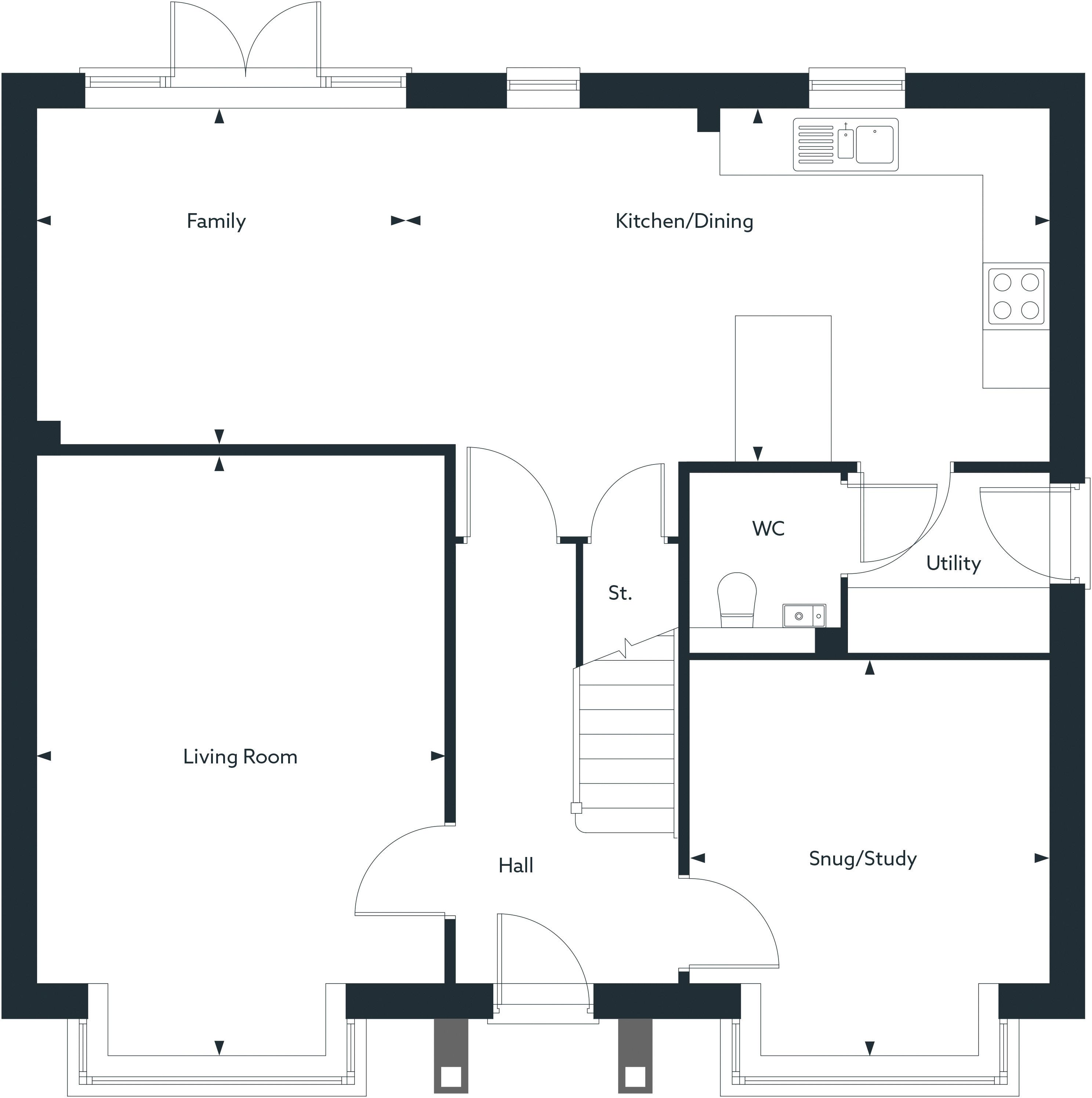The Belgrave, Elwick Road, Hartlepool floorplan