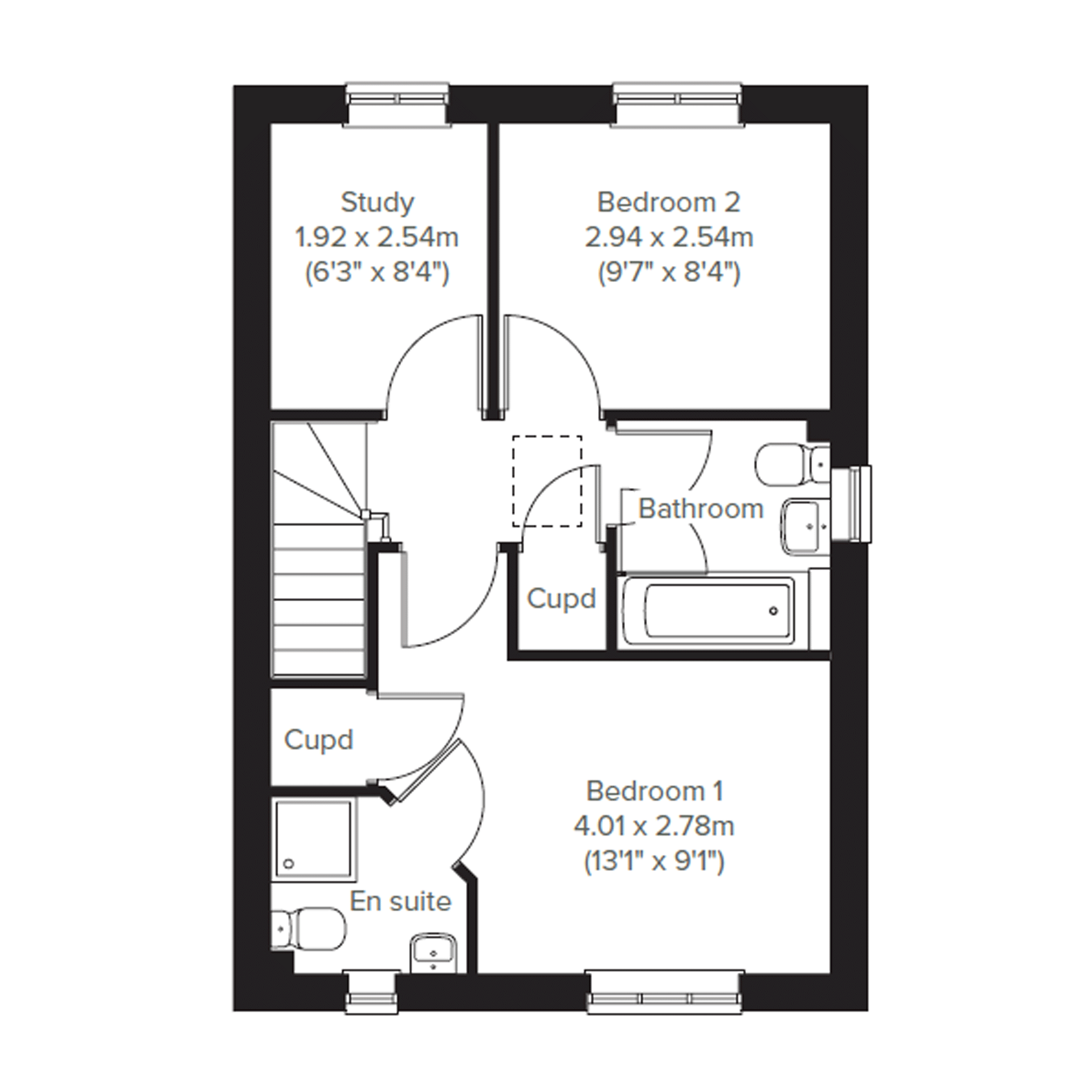 59, Oak Road, Market Weighton, York floorplan