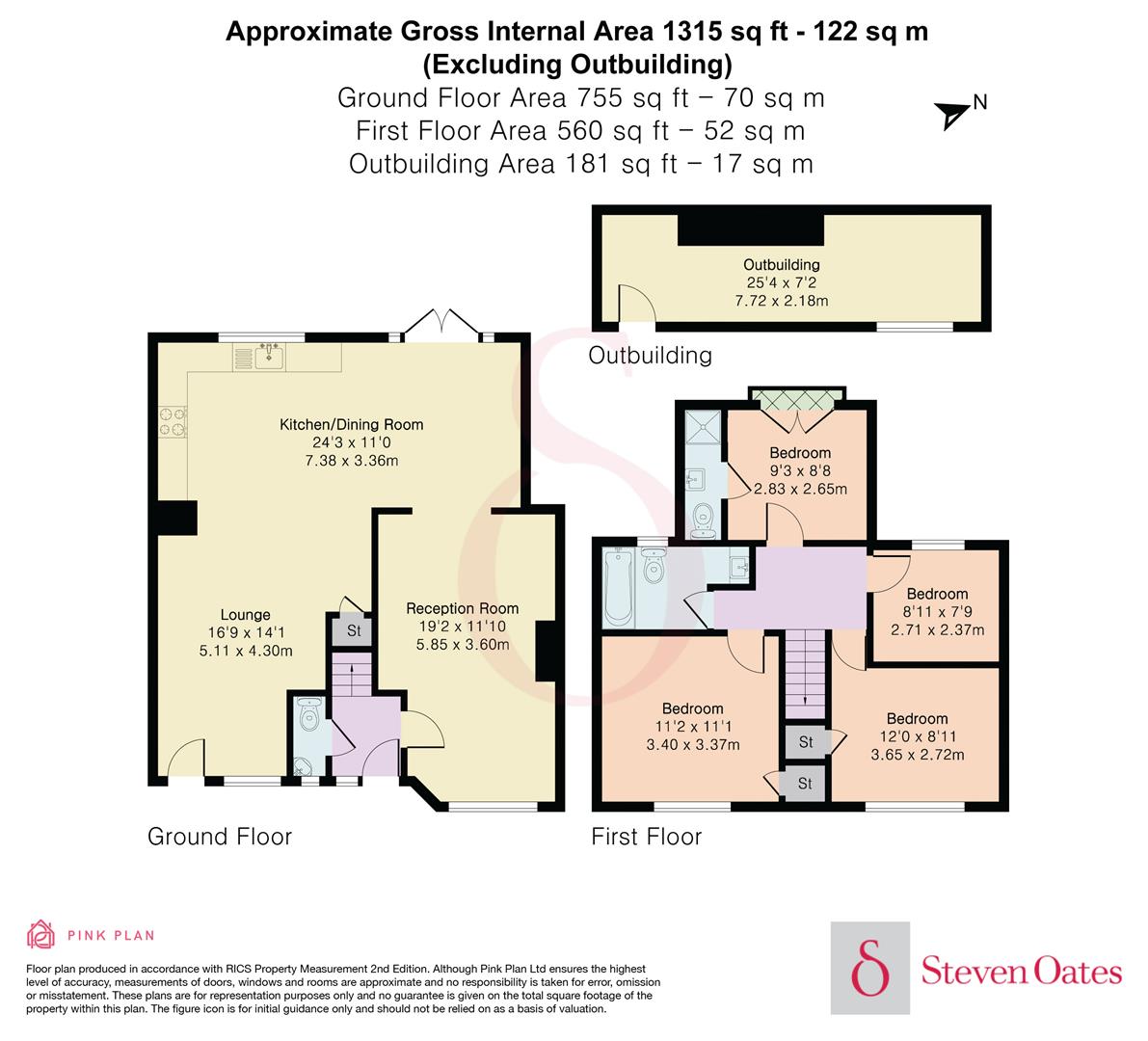 143, Trinity Road, Hertford floorplan