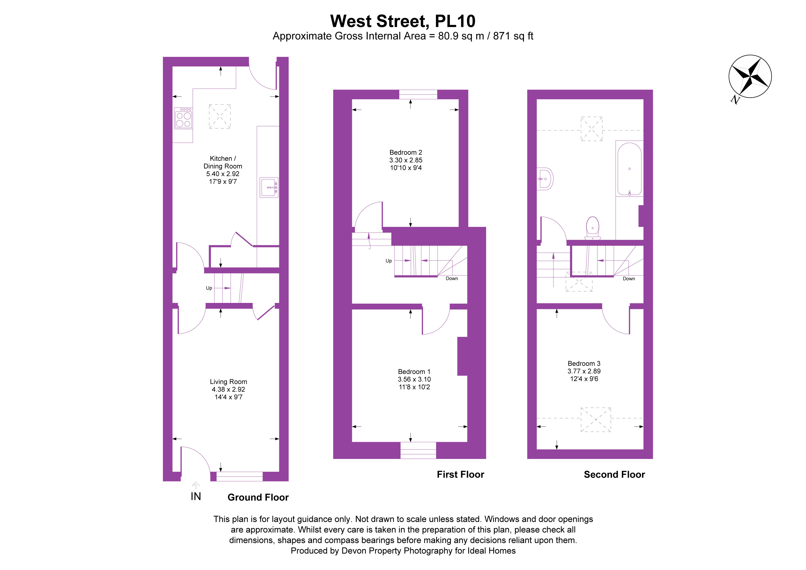 50, West Street, Cornwall floorplan