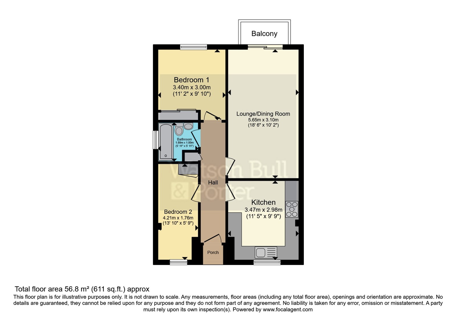 2a,, Landguard Manor Road, Isle of Wight floorplan