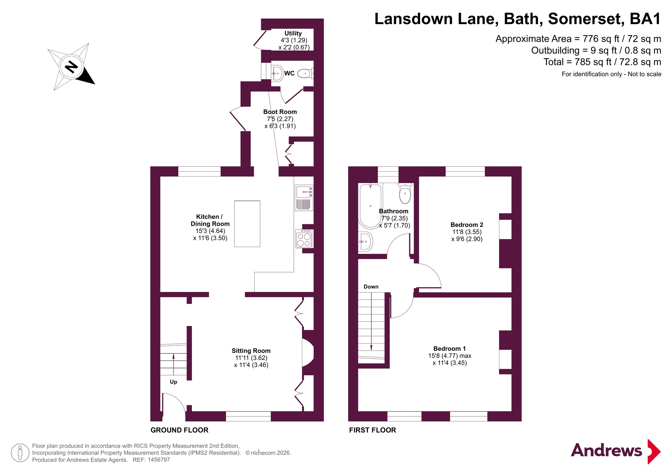 43, Lansdown Lane, Somerset floorplan