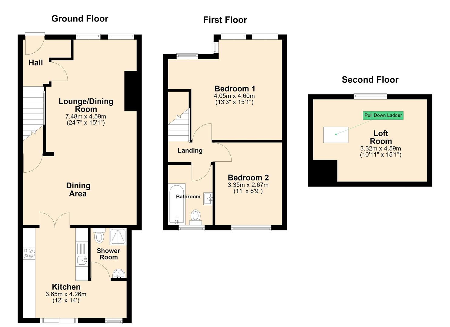 29, Kempton Road, Hull floorplan