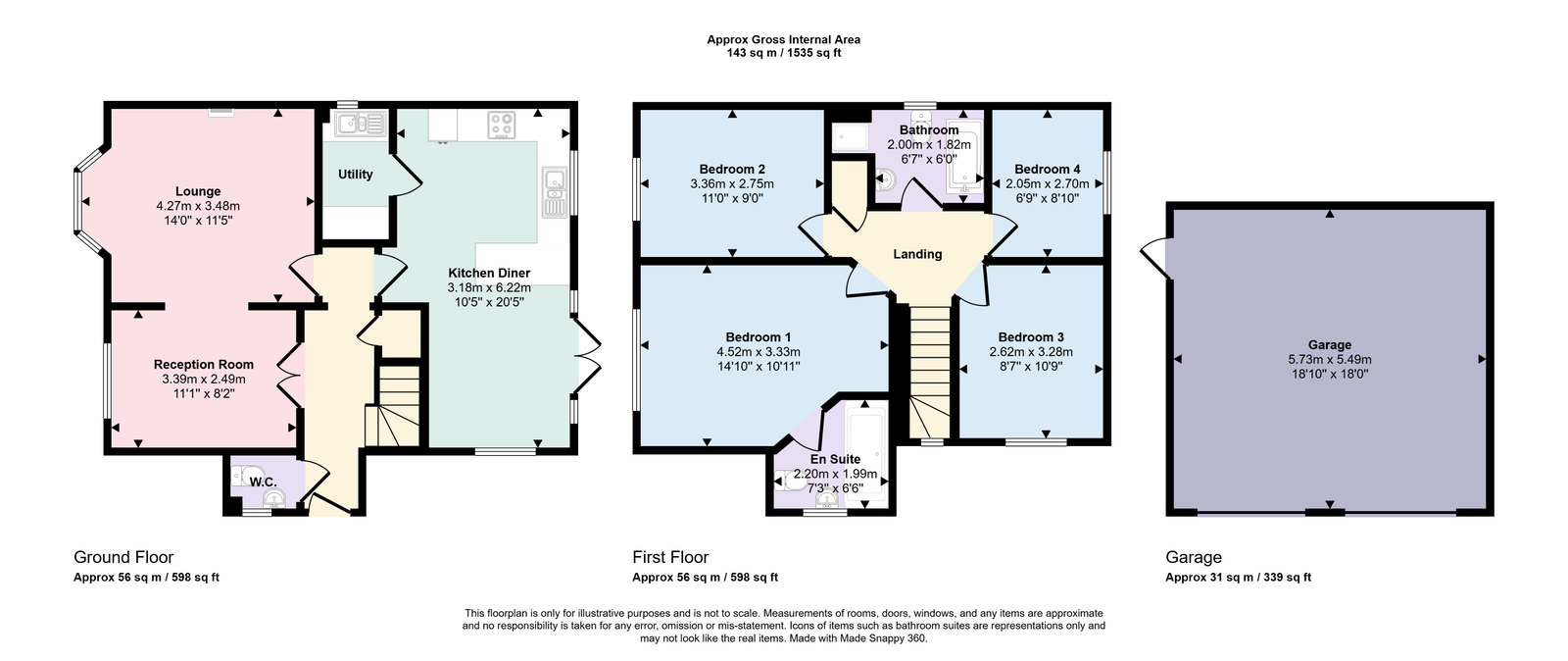 54, The Parklands, Cockermouth floorplan